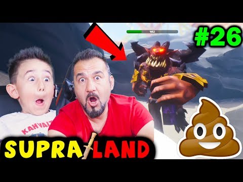 BÖYLESİNİ HİÇ GÖRMEDİM! GİZEMLİ MOR ADAM VE PİSLİK BOSS! | SUPRALAND TÜRKÇE #26