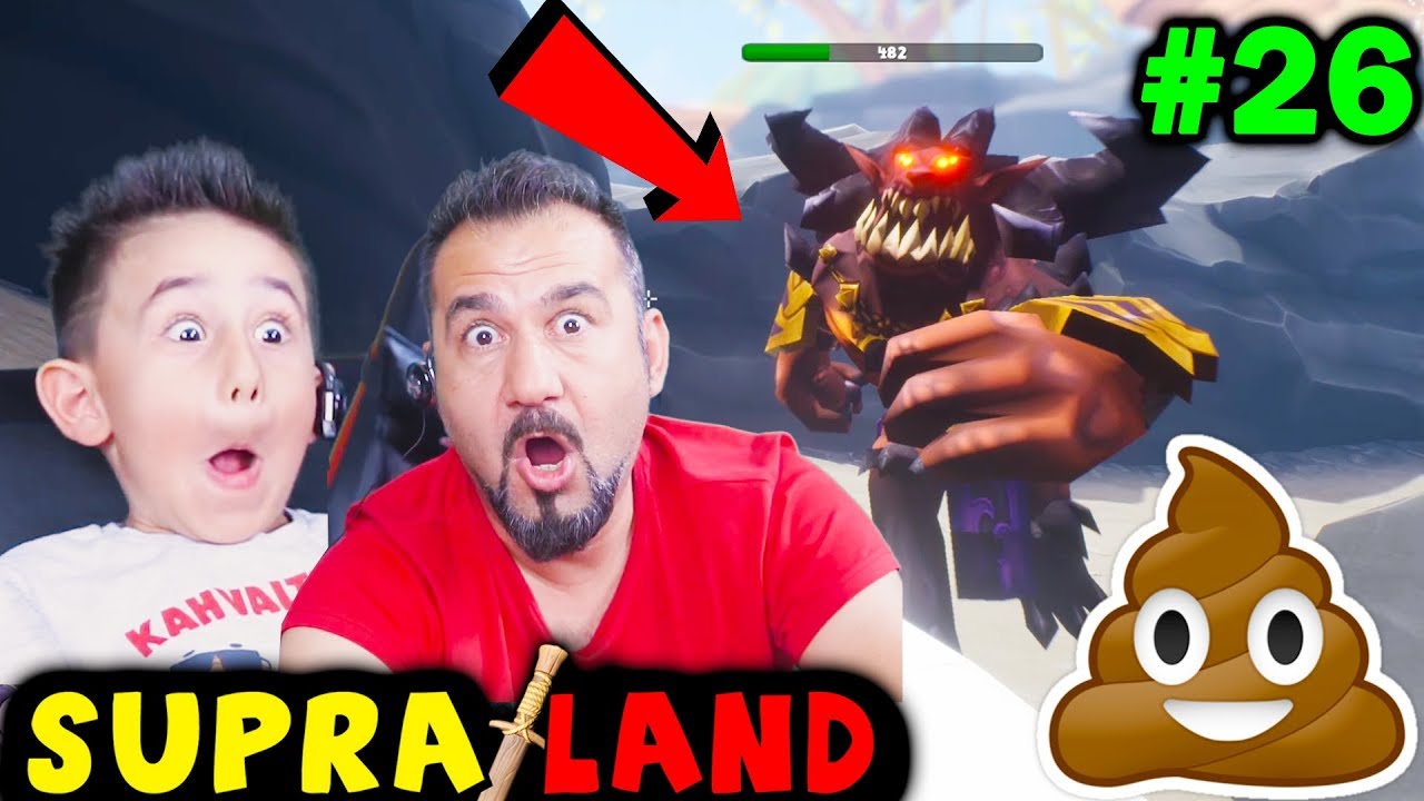 BÖYLESİNİ HİÇ GÖRMEDİM! GİZEMLİ MOR ADAM VE PİSLİK BOSS! | SUPRALAND TÜRKÇE #26