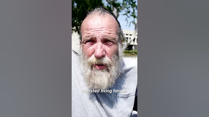 ELDERLY homeless man worked his entire life to end up on the street