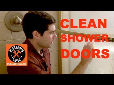 How to Clean Soap Scum Off Shower Doors -- by Home Repair Tutor ... - How to Clean Soap Scum Off Shower Doors -- by Home Repair Tutor - YouTube