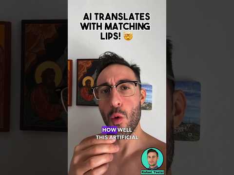 AI translates voice