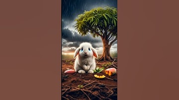 "Rabbit, Mango Tree #ai #rabbit  #animation