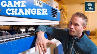 Diese Maschine spart uns richtig Zeit! - Rehnen Kantenbearbeitungsautomat KBA | Holz-Liebling