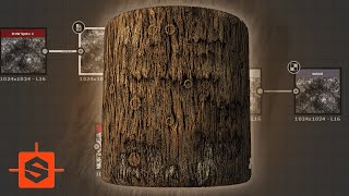 How to Create a 3D Tree Bark material in 5minutes