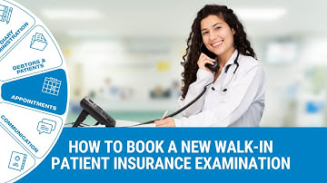 GoodX Web App - How To Book a New Walk-In Patient Insurance Examination