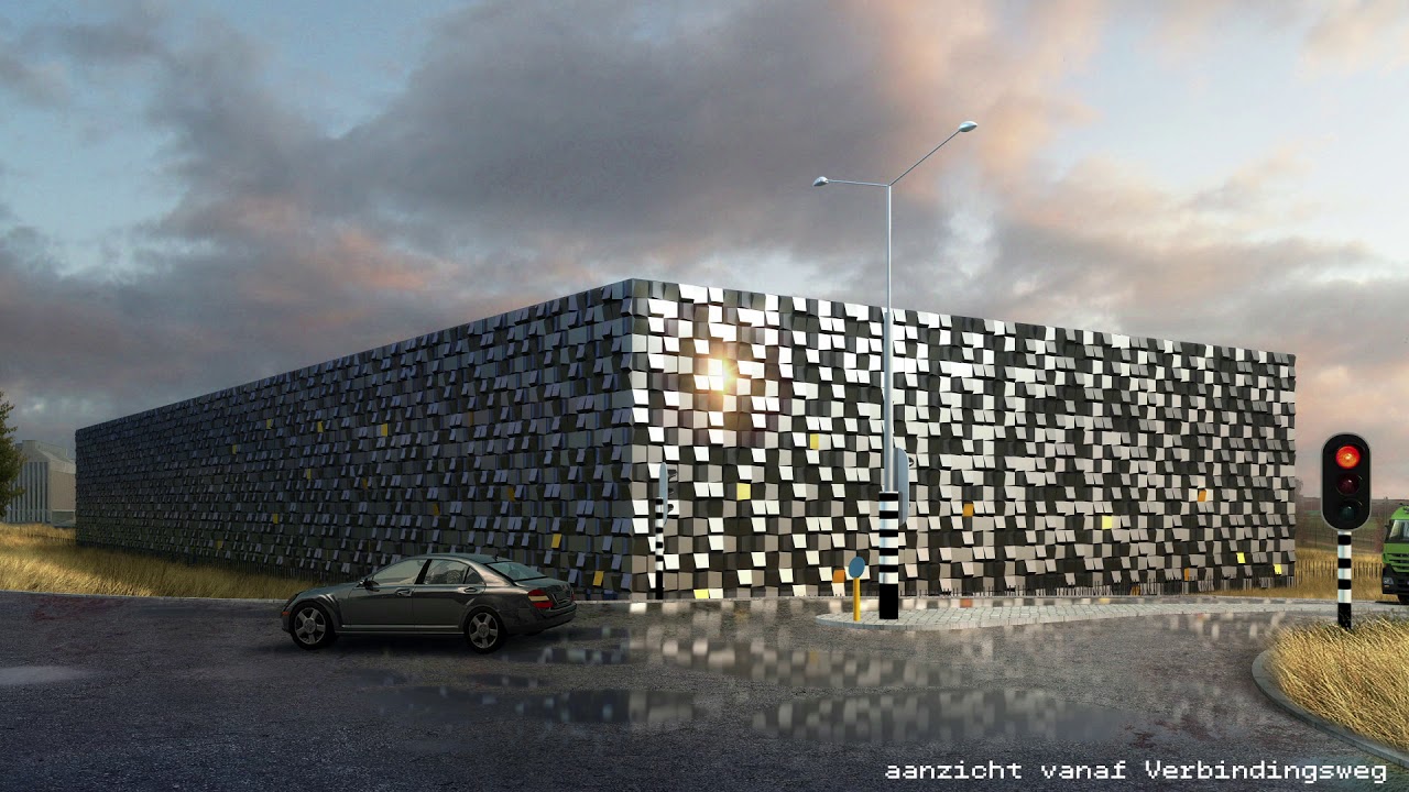 Energy productive art storage facility by LIAG architects