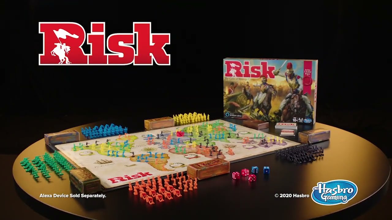 Risk Board Game with 2 Headed Dragon