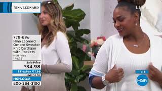 HSN | Nina Leonard Fashions 03.31.2022 - 12 PM