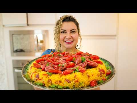 MAKE COUSCOUS LIKE THIS NEXT TIME: FAROFA STUFFED WITH SAUSAGE - COUSCOUS IN PIECES