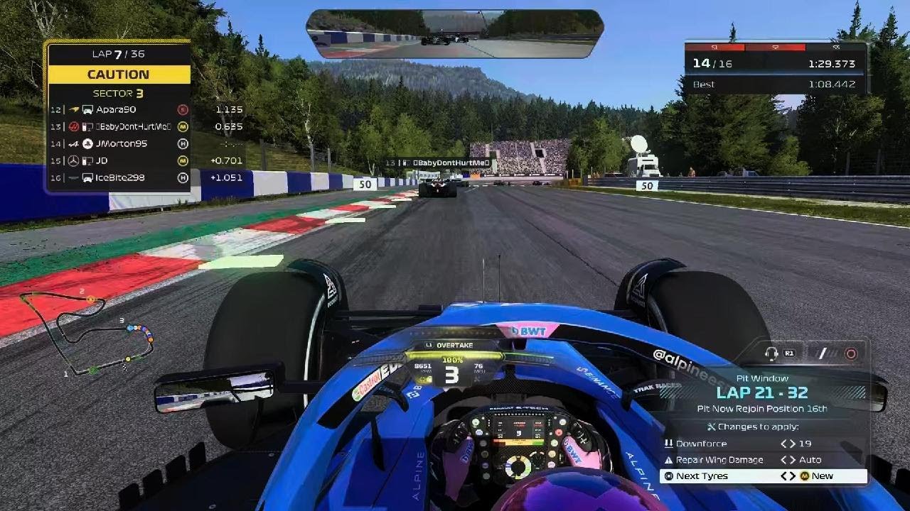 F1 23 Game - AA Racing League Season 2 -Round 3 Austria - YouTube