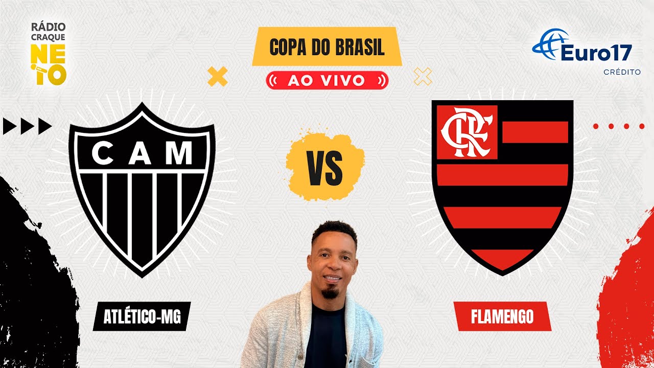 Atlético-MG x Flamengo | AO VIVO | Copa do Brasil 2024 | Rádio Craque ...