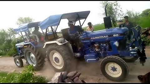 Mahindra Trakstar Dlx Vs Farmtrac 60  New Tochan Trakstar Power | Tractor Tochan