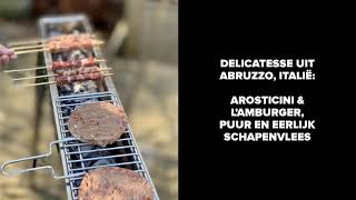 Spiedini - Ons vlees: arrosticini & l’Amburgers
