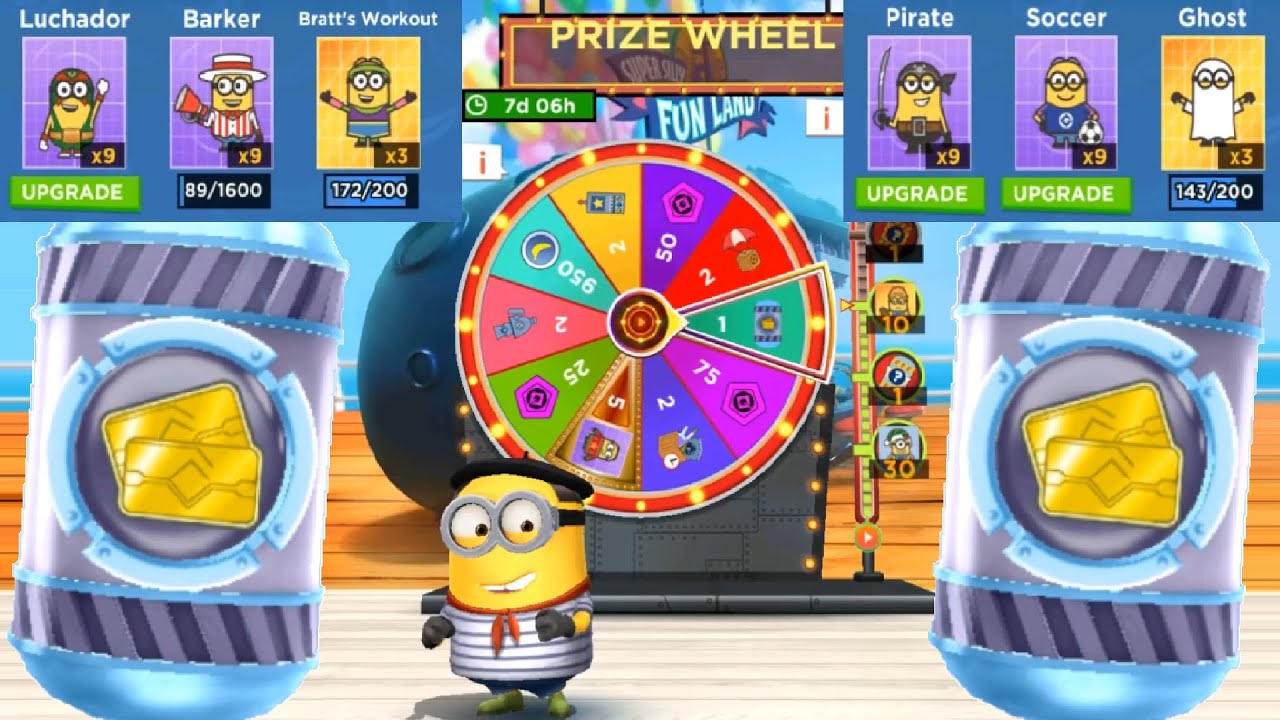 Niko Minion Rush Prize Wheel stage 3 complete Sing Out fullscreen gameplay Walkthrough ios / android