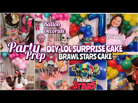 ΤΟ ΠΑΡΤΥ ΓΕΝΕΘΛΙΩΝ ΤΩΝ ΠΑΙΔΙΩΝ ΜΑΣ|Πώς έφτιαξα τίς τούρτες & τα μπαλόνια|Birthday party prep & decor