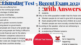 IELTS LISTENING PRACTICE TEST WITH ANSWERS | 18.09.2021