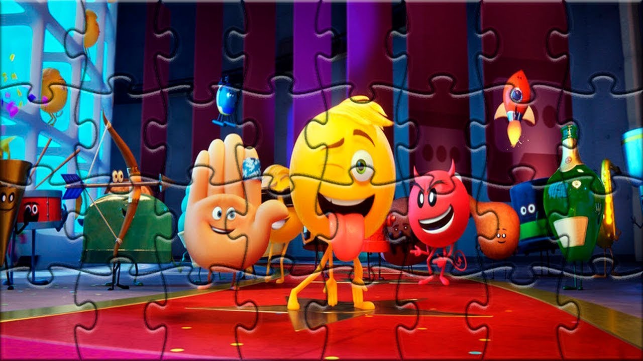 The Emoji Movie 2017 Puzzle for Kids Learning Puzzle Emoji Movie 2017
