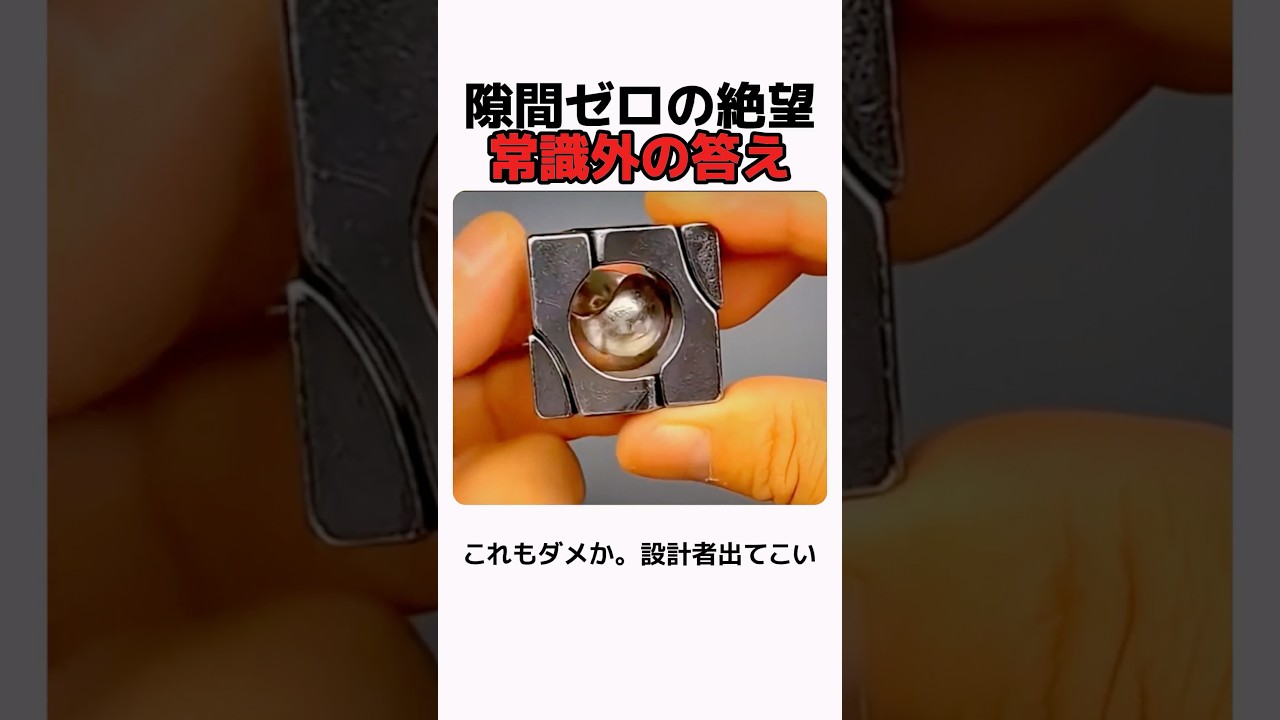 これ、初見で解けますか？絶対に入らないパズル