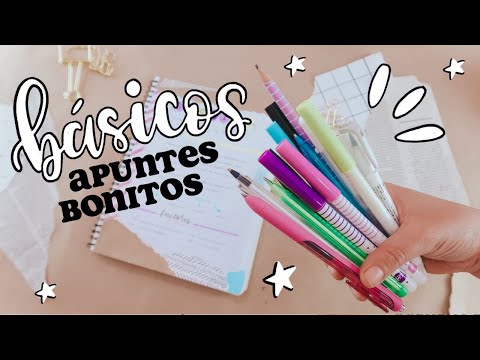 Mis Básicos Para Hacer APUNTES BONITOS! ✄ Barbs Arenas Art!