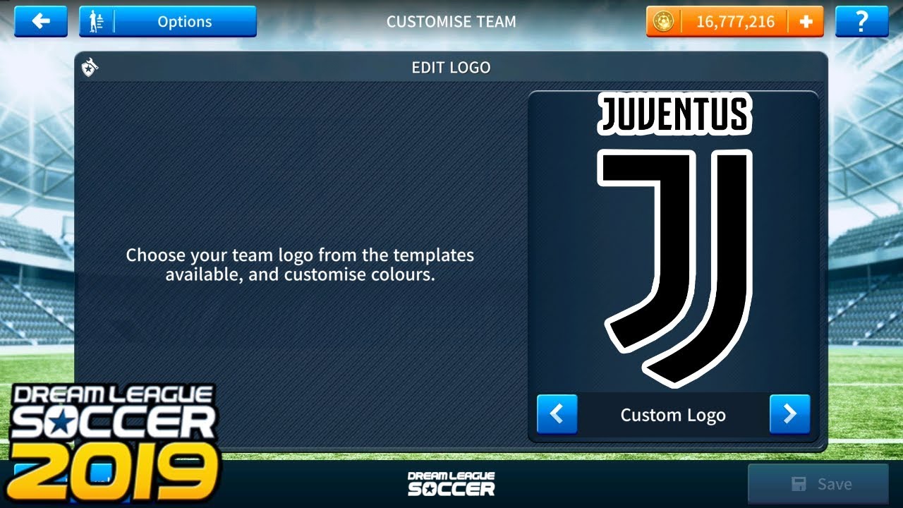 How To Import Juventus Logo And Kits In Dream League Soccer 2019