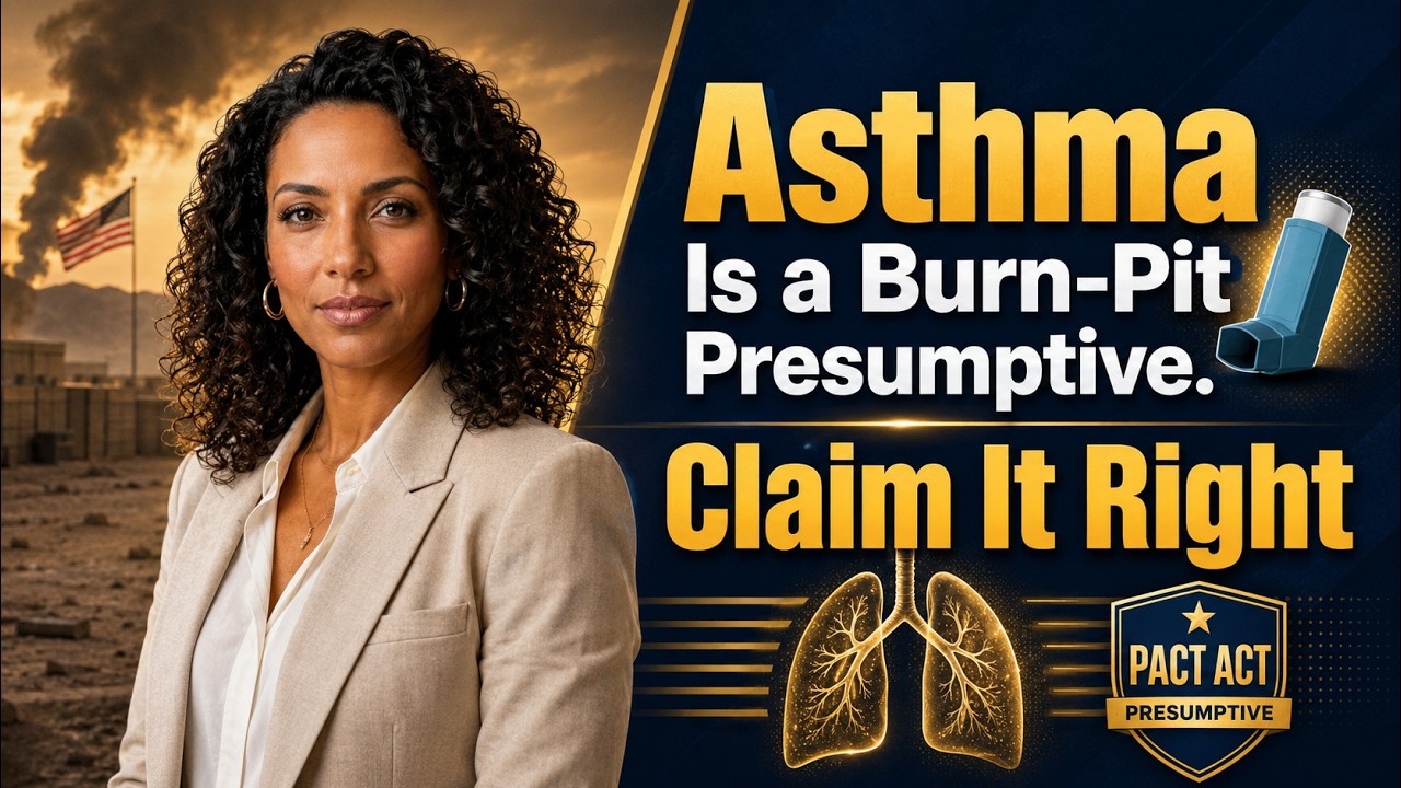 Asthma Is a Burn-Pit Presumptive. Claim It Right