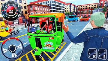 Tuk Tuk Chingchi Driving Simulator - City Rickshaw Driver Parking - Android GamePlay
