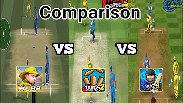 Wcb 2 vs Wcc2 vs Wcc3 Full comparison || which is the best cricket game.