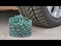 EXPERIMENT Car vs Marbles Crushing Crunchy & Soft Things by Car