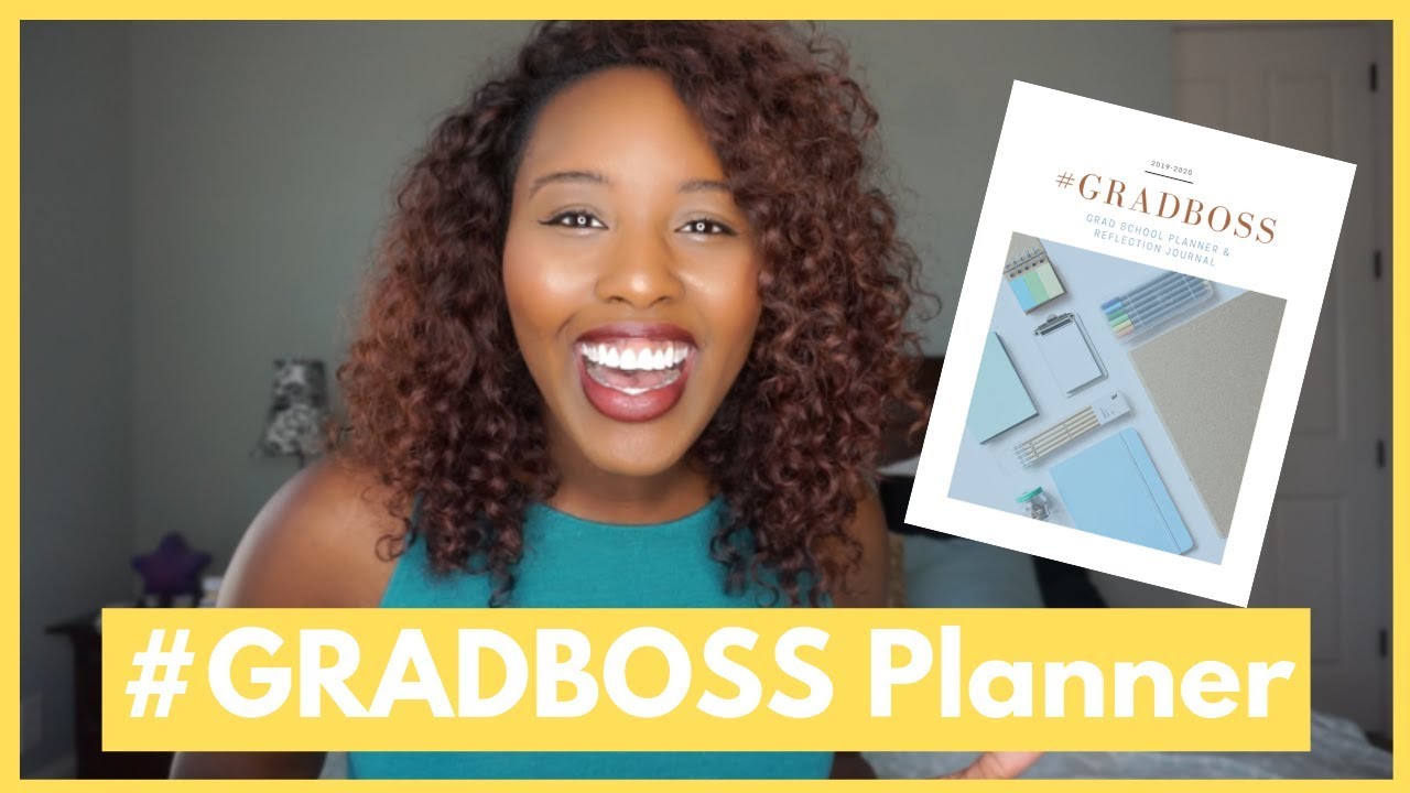 The Best Planner for Grad School 20192020 GRADBOSS Planner YouTube