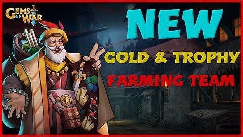 Gems of War New Gold Farming and Trophy Farming Team #gemsofwarfastestteam #goldfarming #crisp