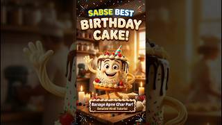 🍰 Yeh Living Cake Aapse Baat Karega! 😱 AI Generated Cake Animation