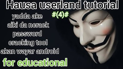 how to use ncrack on Android | yadda ake aiki da ncrack password cracking tool | (for educational)