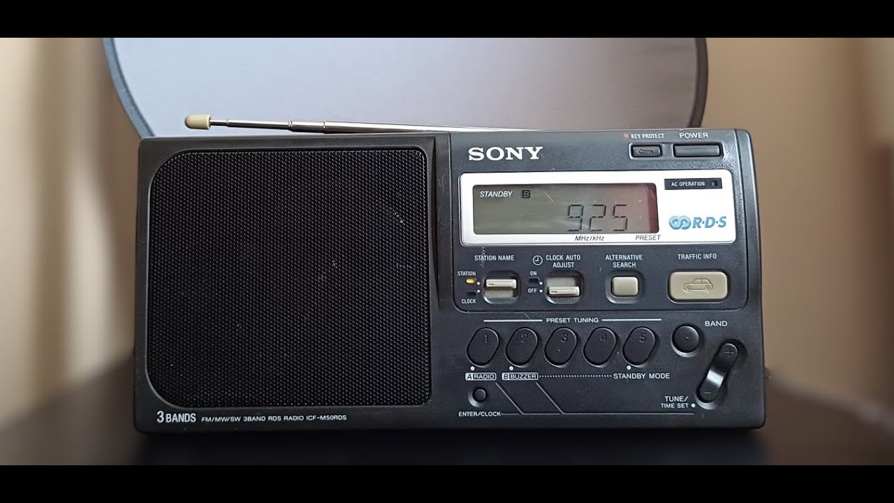 Sony ICF-M50 RDS SHORTWAVE PERFORMANCE 6165 KHZ DİSTANCE 6400 KM