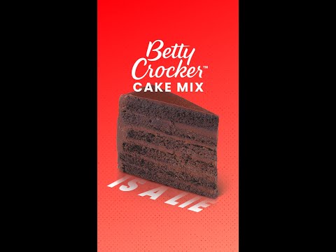 Betty Crocker cake mix is a lie