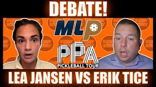 DEBATE: Lea Jansen vs. Erik Tice (The Dink)