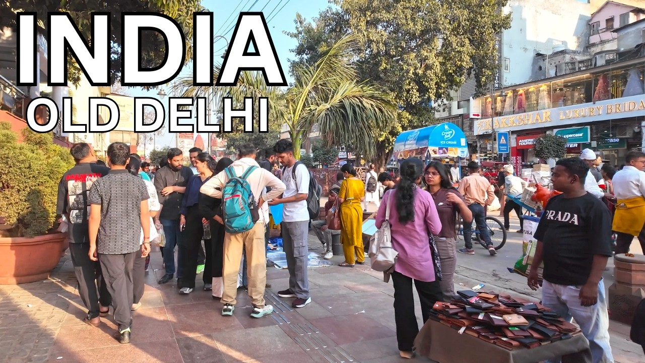 Пешая прогулка по Индии 2026 🇮🇳 - Чандни Чоук (Chandni Chowk) | Уличная жизнь Старого Дели (4K)