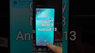 SAMSUNG NOTE 8 ANDROID 13