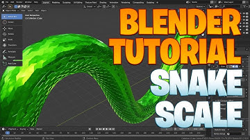 Blender tutorial - Snake scale