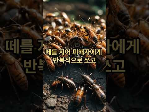 공격적이고 맹독을 가진 곤충 TOP4