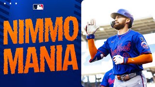 Brandon Nimmo franchise RECORD 9 RBI (and a grand slam!)