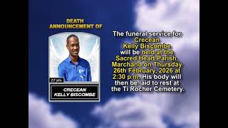 Crecean Kelly Biscombe ~ Short Obituary