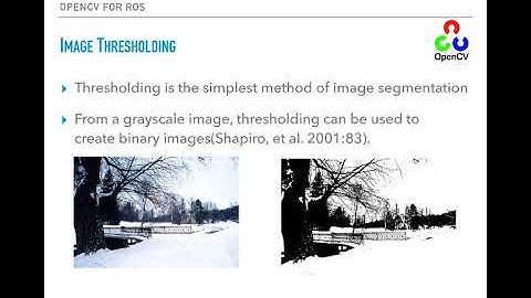 [UDEMY COURSE] OpenCV for ROS Overview
