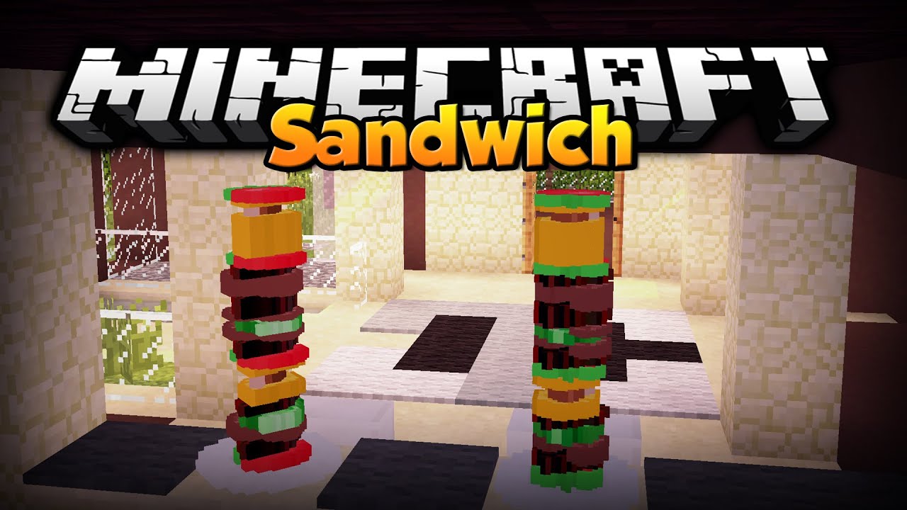 Minecraft Mod Showcase : Sandwich Mod 1.7.10 - YouTube