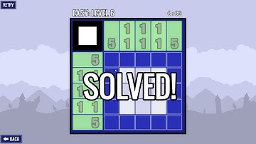 Picross Touch (Easy Level 6) Gameplay and Tutorial