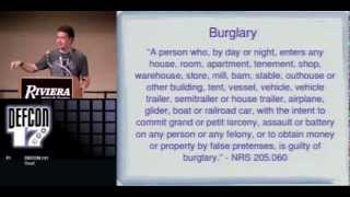 DEFCON 17: So you got Arrested in Vegas