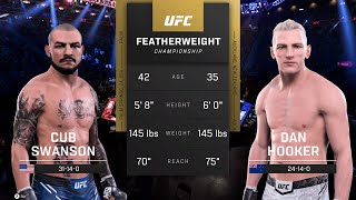 EA Sports UFC 5 Gameplay Cub Swanson vs Dan Hooker