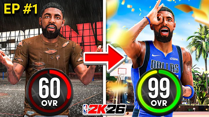 KYRIE IRVING BUILD 60 OVR to 99 OVR in NBA 2K26 No Money Spent | Ep. 1