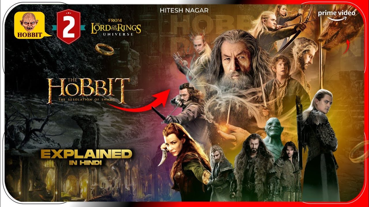 Hobbit 2  The Hobbit The Desolation of Smaug 2013 Movie Explained In Hindi    Hitesh Nagar