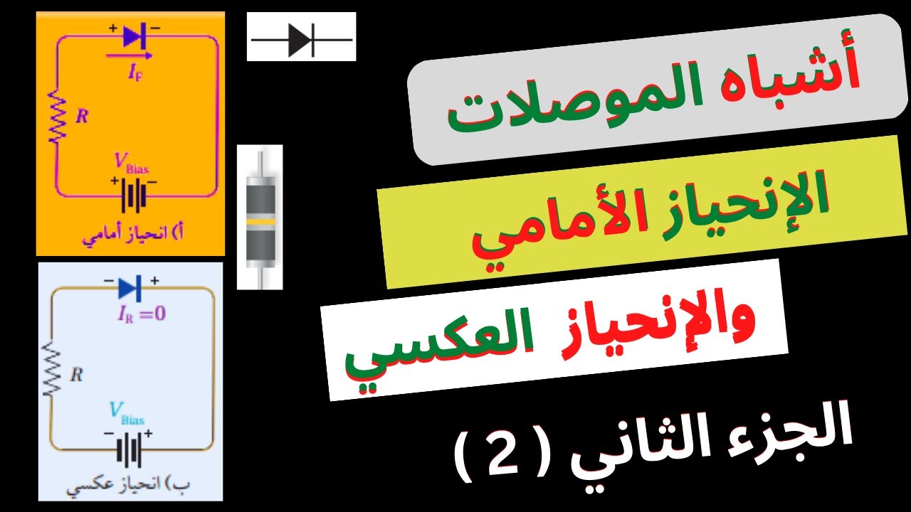 الشرح النظري للثنائي البلوري الدايود الوصلة الثنائية توجيهي 2005 المعلم احمد حاتم
