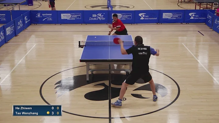 2018 Paddle Palace Hawkeye Open - MS Semi-Finals - He Zhi Wen vs Tao Wen Zhang (Highlights) - DayDayNews